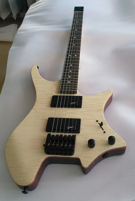 Завод+ Естественная отделка Безголовый Strandberg Boden OS6 корпус электрогитары cutaway Strandberg Boden OS 6 гитара