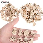 Cyuan, новый год, натуральное искусственное украшение, деревянные подвесные Подвески, подарки, рождественские украшения, рождественские украшения