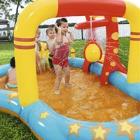mini water park nflatable swimming pool thickened kiddie lounge pool family swim pool adult children baby outdoor swimming pool