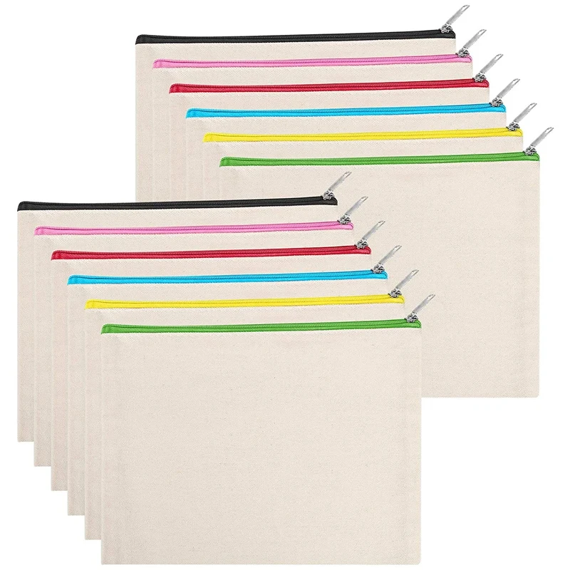 

Косметичка из хлопчатобумажной ткани, многофункциональная косметичка на молнии, дорожная Сумочка для туалетных принадлежностей, пустая су...