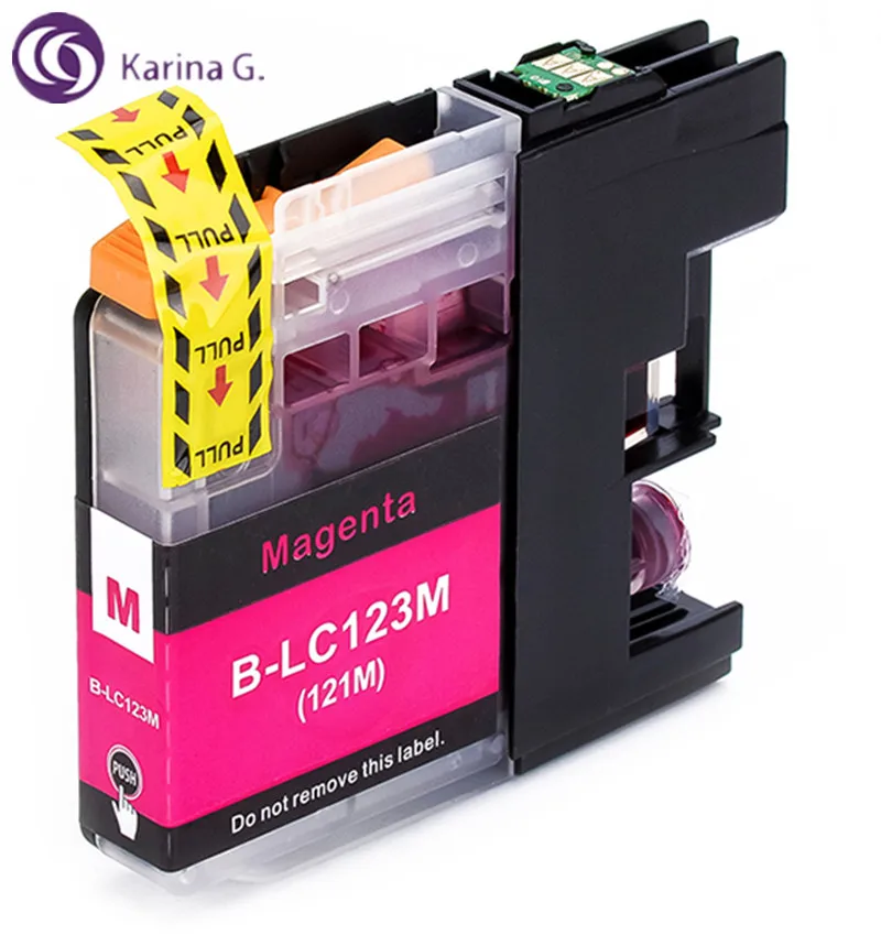 Для LC123 LC121 Совместимый картридж для Brother MFC J4410DW/MFC J4510DW/MFC J4610DW/MFC J4710DW/MFC J2510|ink