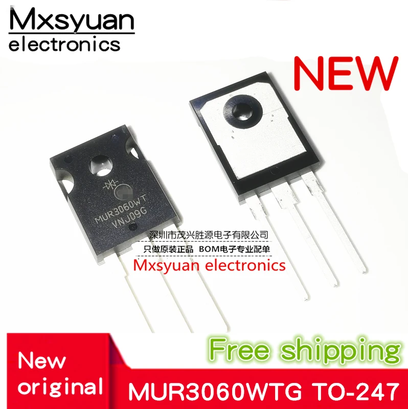 

5PCS~50PCS/LOT MUR3060WT MUR3060WTG MUR3060 TO-247 New original In stock