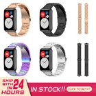 Ремешок из нержавеющей стали для Huawei Watch Fit, металлический браслет для Huawei Watch Fit 22 мм, роскошный браслет для наручных часов