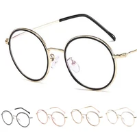fahsion retro optical eyeglasses unisex spectacles round frame eyewear can be equipped with myopia glasses frames
