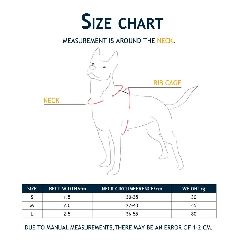 Двухслойный холщовый ошейник для собак регулируемая полуметаллическая Пряжка