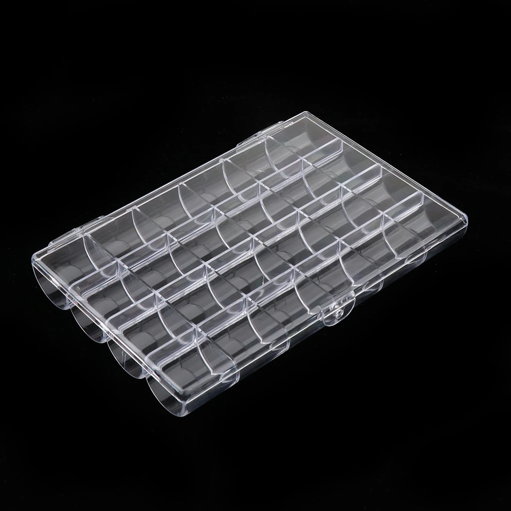 Универсальный контейнер для хранения с 24 отверстиями коробка ювелирных