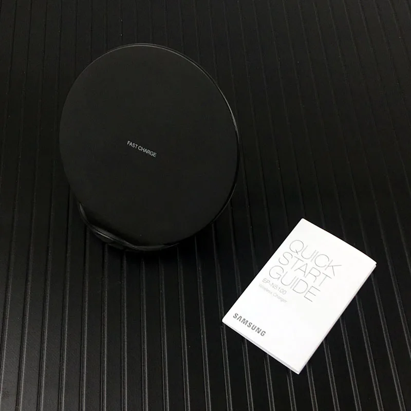 

Samsung Original Wireless Charger Qi fast charging Adapter For Galaxy S10 S9 S8 Plus Note 10+ 9 8 iPhone X XR XS 8EP-N5100