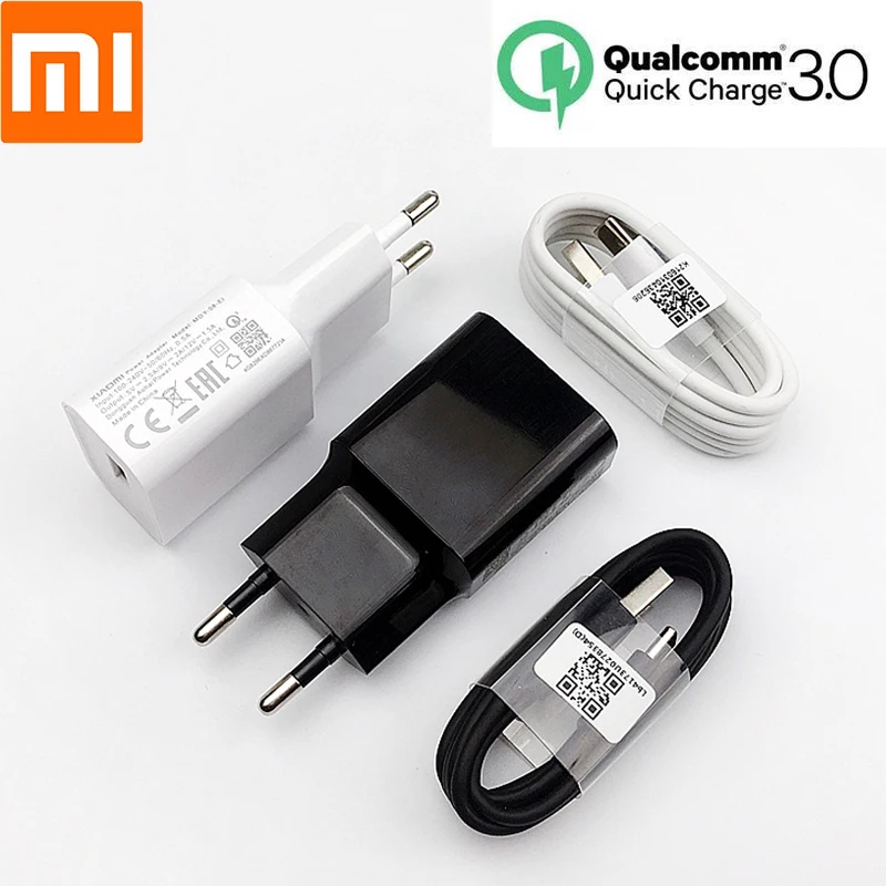

Origianl Xiaomi Fast Charger QC 3.0 18W Quick Charge power adapter USB For Mi 8 9 se 9t pro max 3 a2 a3 mix 3 Redmi note 7 8 pro