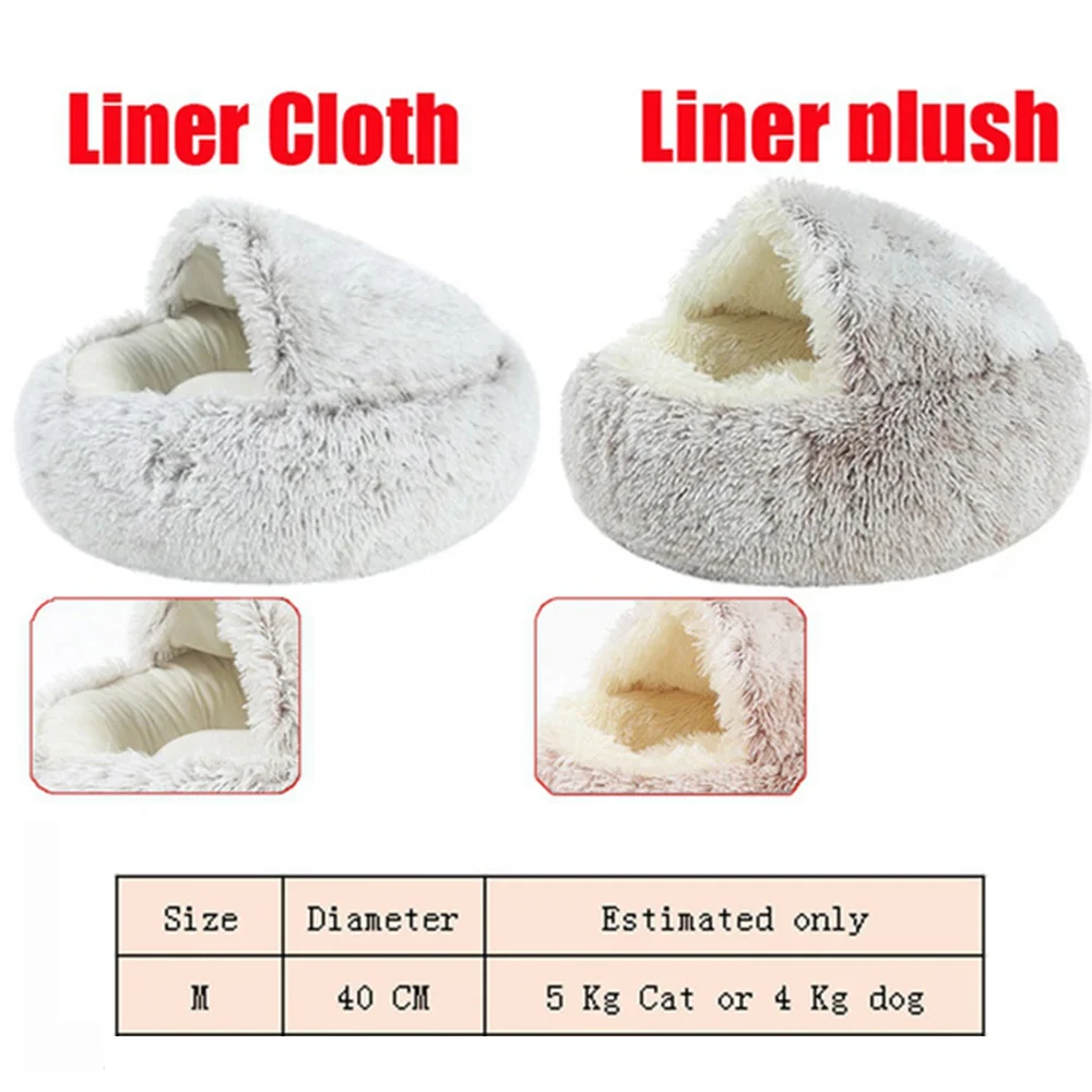 

Round Cat Beds Super Soft Dog Bed Sofa Plush Cat Mat Pet Products Cushion Cat Bed Cat Mat Animals House Sleeping Sofa Dropship