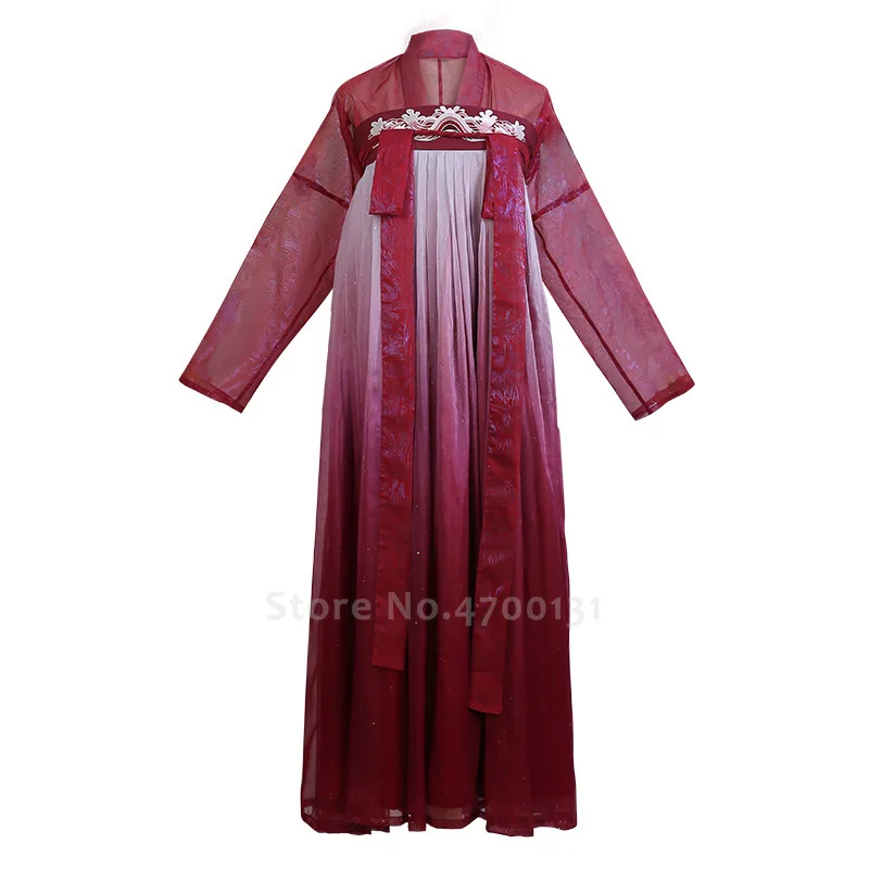 Женское традиционное платье ханьфу красная юбка костюм Тан китайской сказочной