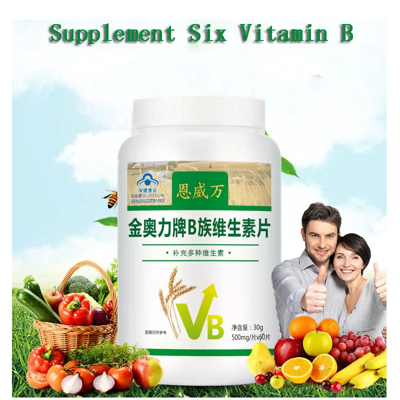 

Витамины B в таблетках B1B2B6B12, мультивитамины, против усталости