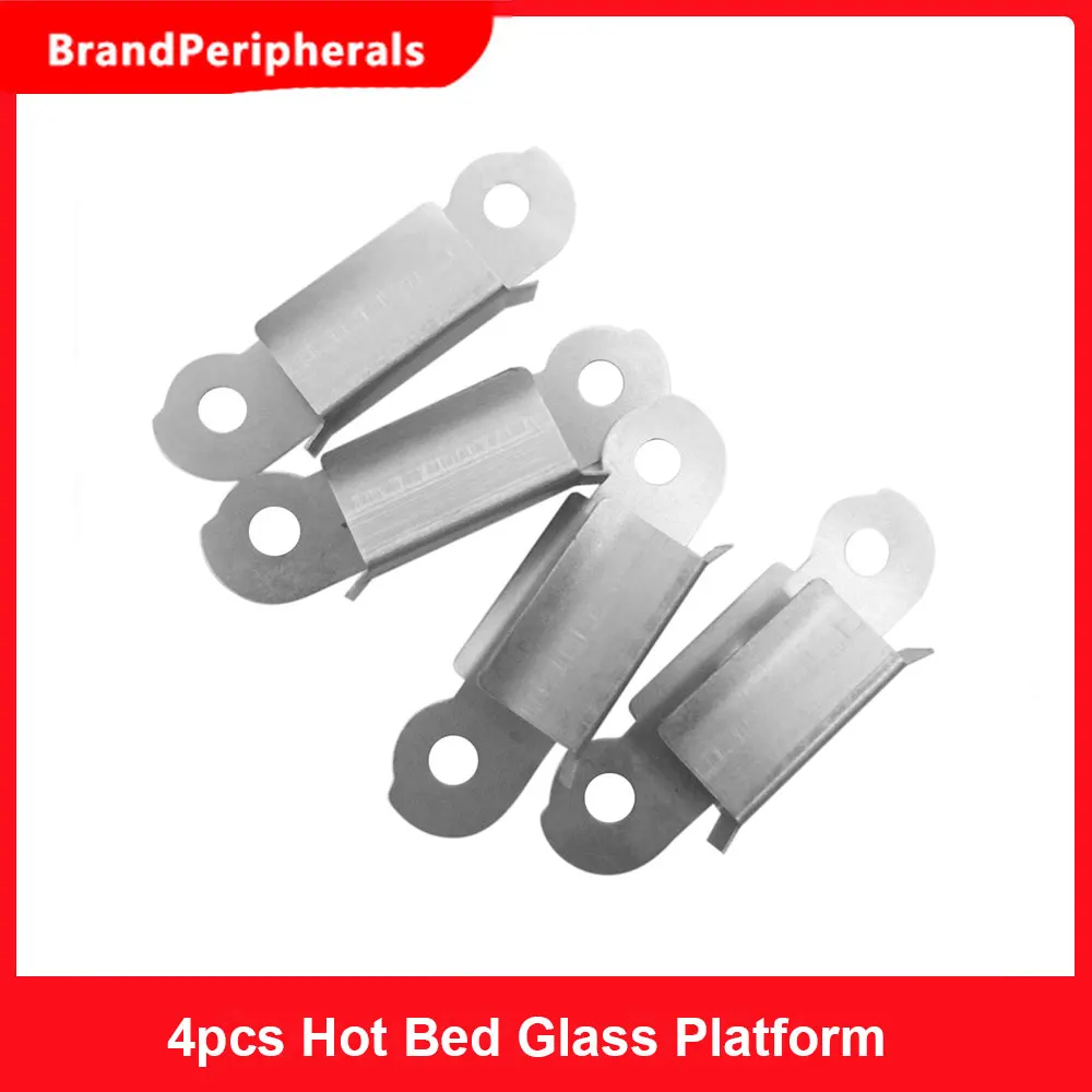 4 шт. очаг Стекло платформа фиксации исправить зажим Нержавеющая сталь для Ultimaker 2