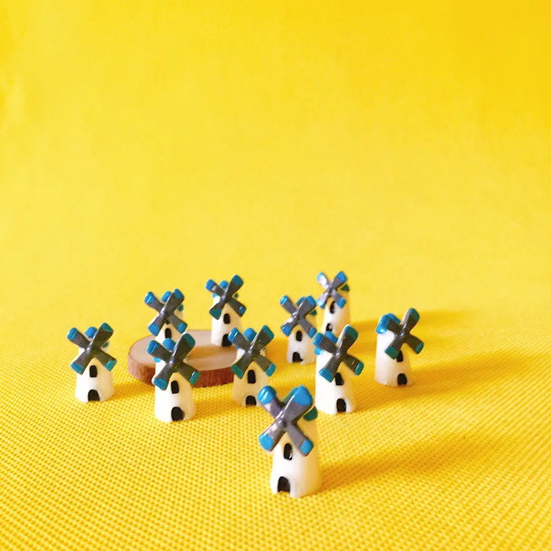 Оптовая продажа ~ 10 шт. ветряная мельница/Сказочный Садовый Гном/Террариум с мхом