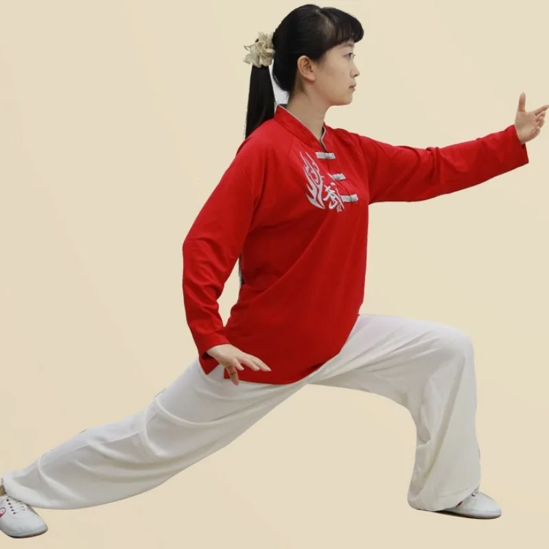 Футболка Taichi с коротким рукавом рубашки унисекс вышивкой для боевых искусств