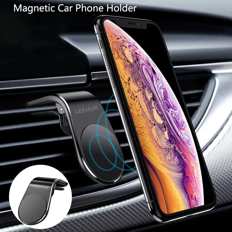 Магнитный автомобильный держатель для телефона L образный зажим магнитный iPhone
