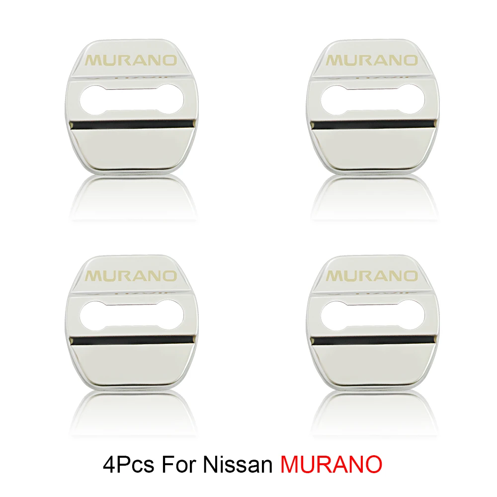 4 шт. 3D нержавеющая сталь автомобиля Защита для дверного замка зеркало заднего