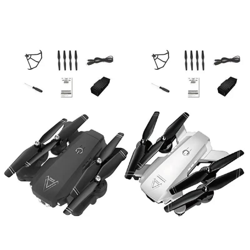 Складной Дрон с камерой долгий срок службы батареи 4K Wi-Fi двойная камера