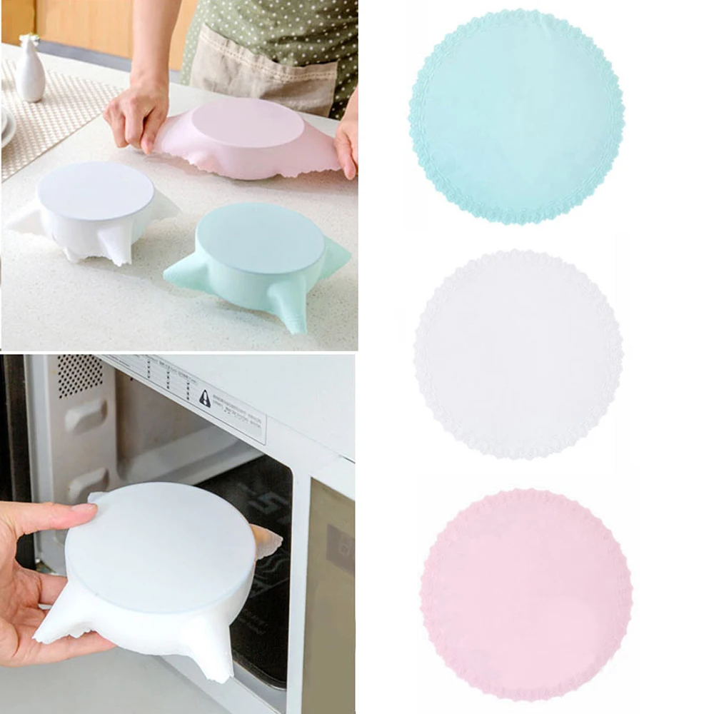 Пищевая силиконовая пленка для хранения свежей пищи крышка высокое