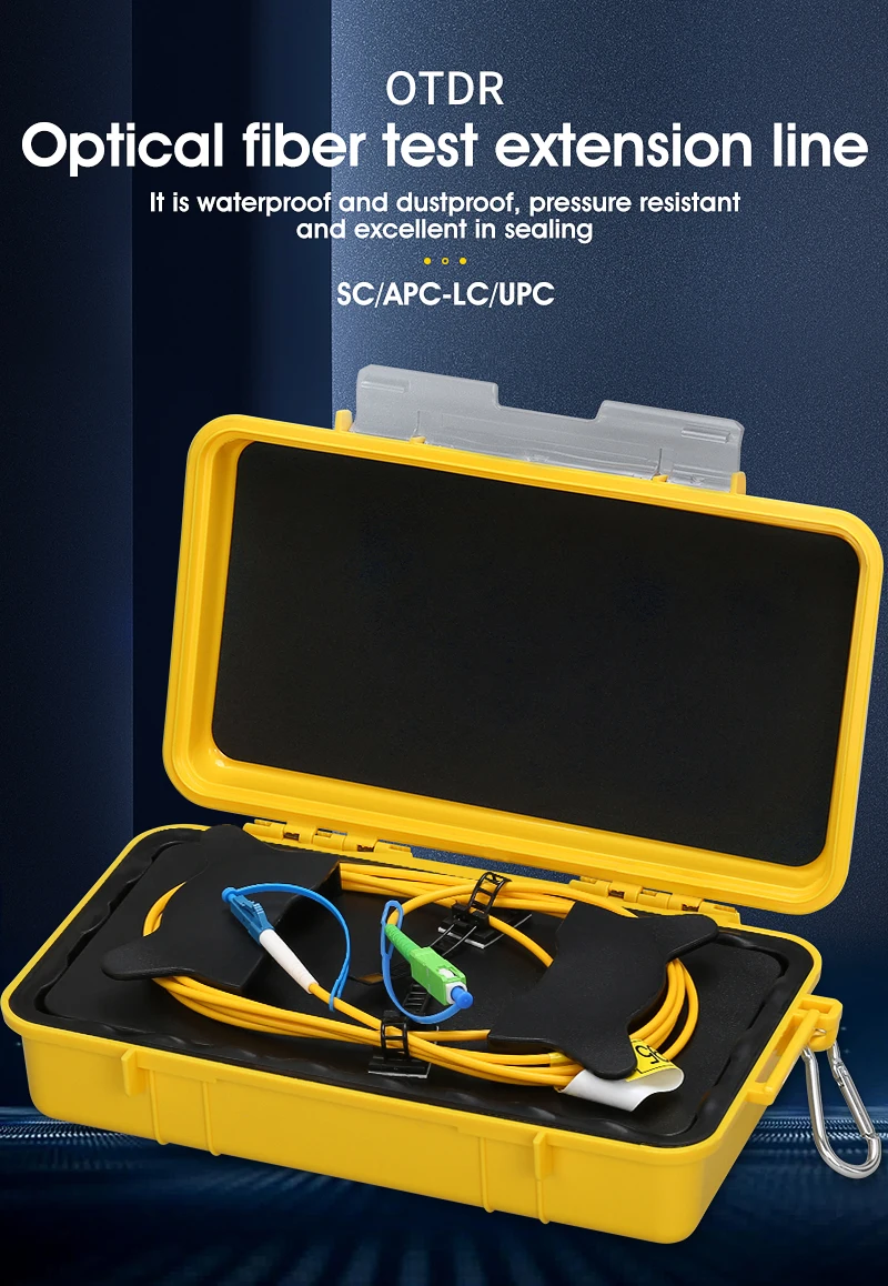 SC/APC-LC/UPC OTDR зоны Eliminator оптическое волокно Launch Cable Box 500 м 1 км 2 SM 1310/1550nm | Мобильные