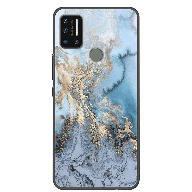 for umidigi a9 pro case marble printing soft silicone phone cover for umidigi a 9 pro phone cases black bumper a9pro fundas capa free global shipping