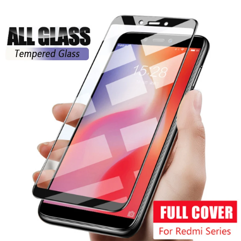 Закаленное стекло на xio mi redmi 6A 6 a 5 plus Note5 Pro 5A 4x S2 полноэкранная Защитная стеклянная