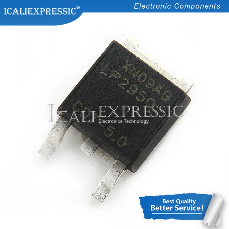 

10PCS LP2950CDT-5.0 LP2950CDT TO-252 In Stock