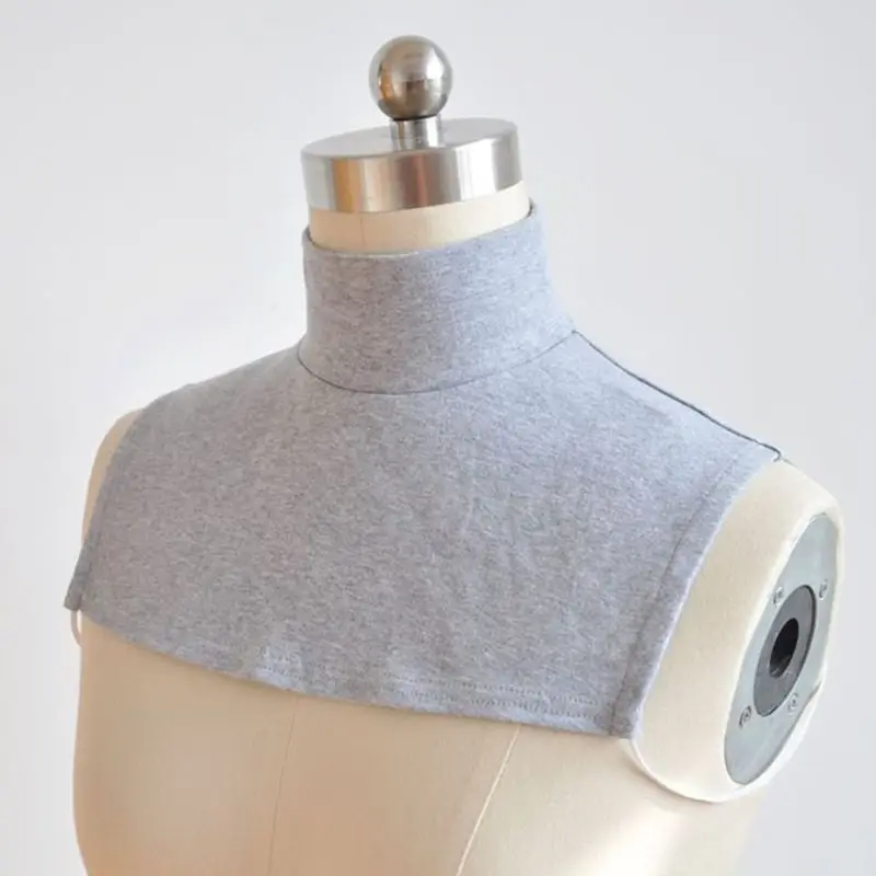 Унисекс вязаный Поддельный Воротник исламский хиджаб расширение шеи грудь