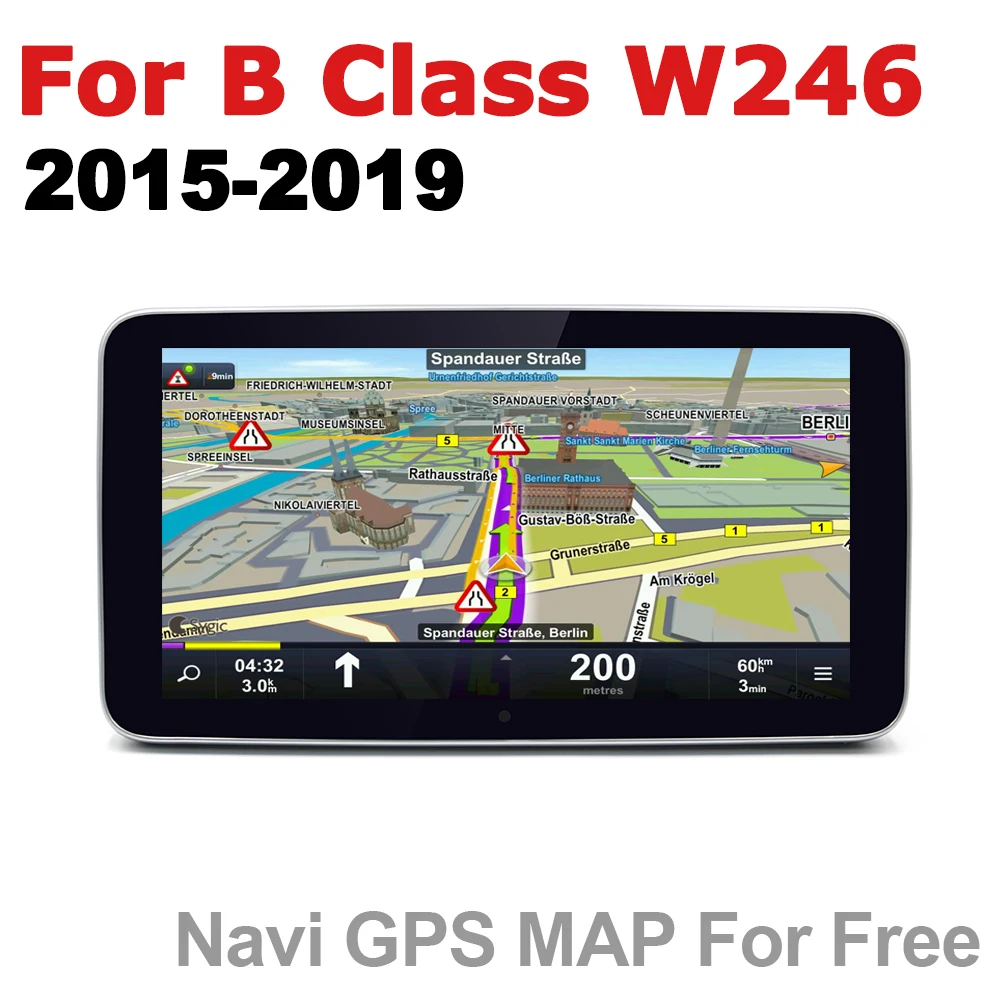 Автомобильный Android радио GPS мультимедийный плеер для Mercedes Benz B Class W246 2015 ~ 2019 NTG