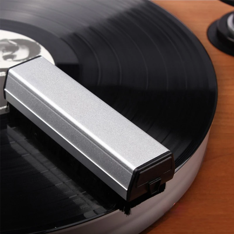 2 в 1 чистящая щетка для очистки + с ворсом защитным чехлом фонографа