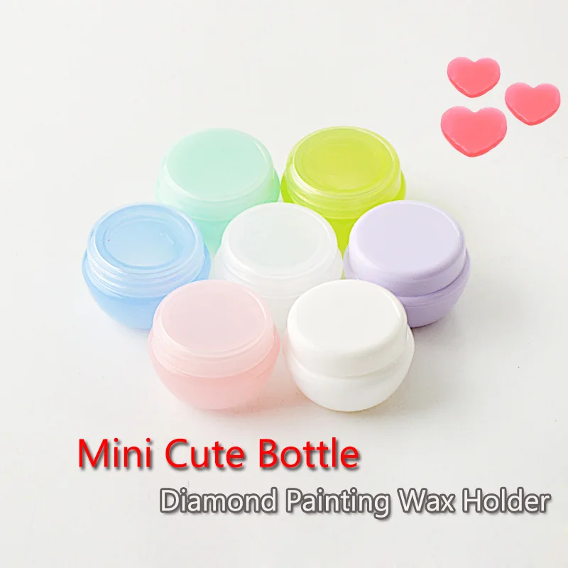 Аксессуары для алмазной живописи Милая мини-бутылка восковая портативная