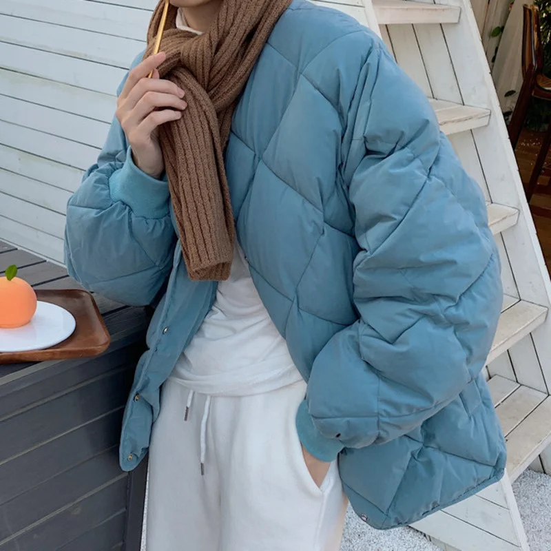 

Thickened Bread Clothes Winter 2021 New Loose Warm Cotton Clothes Coat Female Student Cotton Clothes
