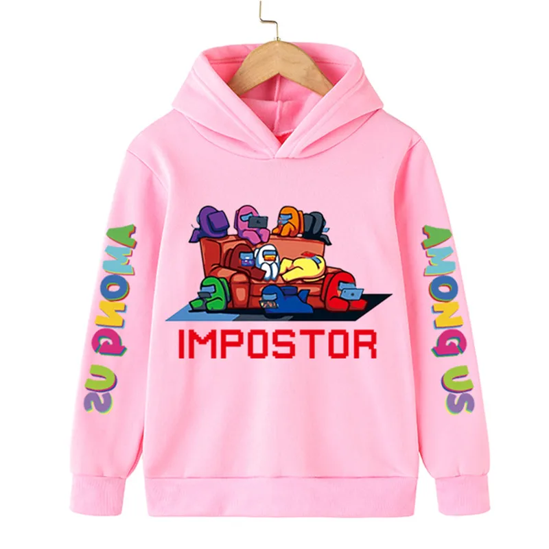 

Among-us Sweater Children's Outerwear Clothing For Girls Sweatshirt With Zipper Baby Boy Clothes Hoodie For Girls Sweatshirts