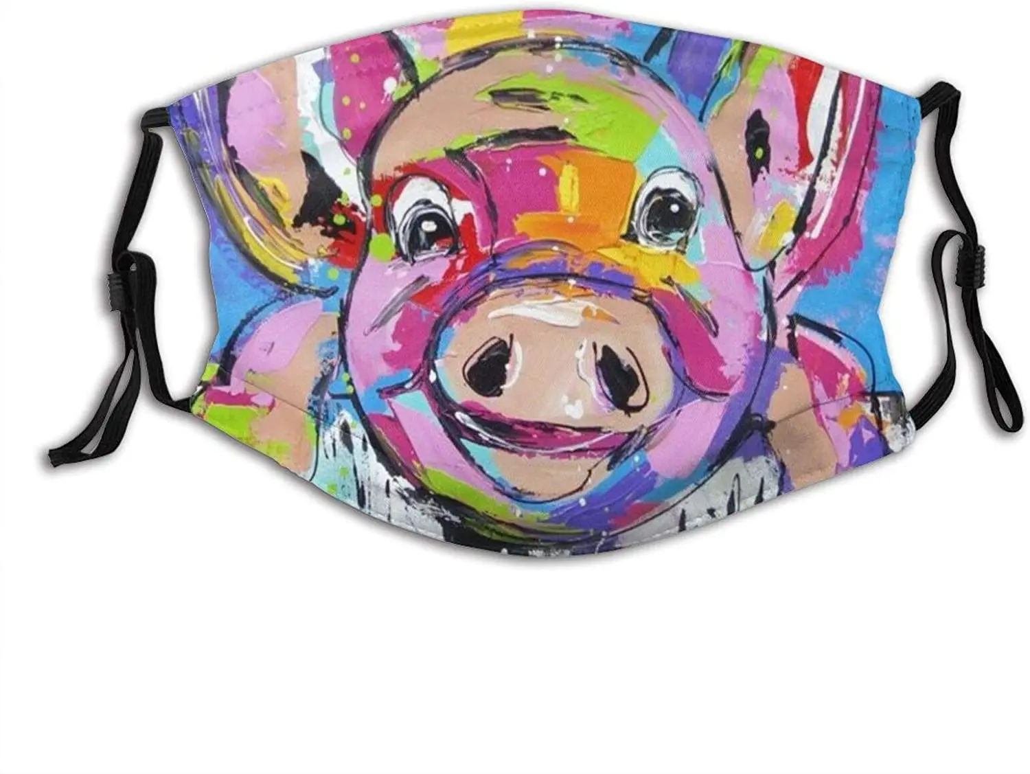 

Funny Cute Pig Nose Face Mask With Filter Pocket Washable Reusable Face Bandanas Balaclava With 2 Pcs Filters Fasion Design Mask