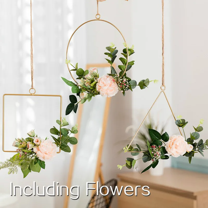 Настенный искусственный цветок веревка из пеньковой веревки Детские ветряные