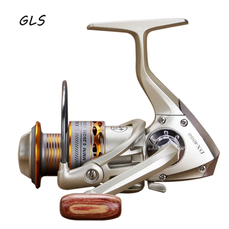 2021 Double line cup Fishing coil Wooden handshake 12+1BB Spinning Fishing Reel Professional Metal Left/Right Hand  Fishing Reel enlarge