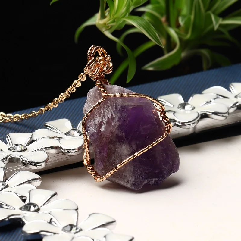 1 шт. подвеска из розового кварца с натуральным кристаллом | Дом и сад