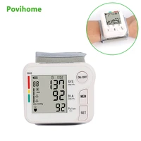 wrist blood pressure meter digital tonometer automatic thermomet tensiometer heart rate pulse meter bp monitor heart health tool