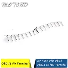 1 шт., автомобильные наклейки на OBD OBD2 OBDII 16 Контактный Терминал