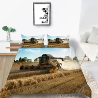 3d crops bedding set harvester fashion nature duvet cover farmland twin full single double queen king size bed set for teen
