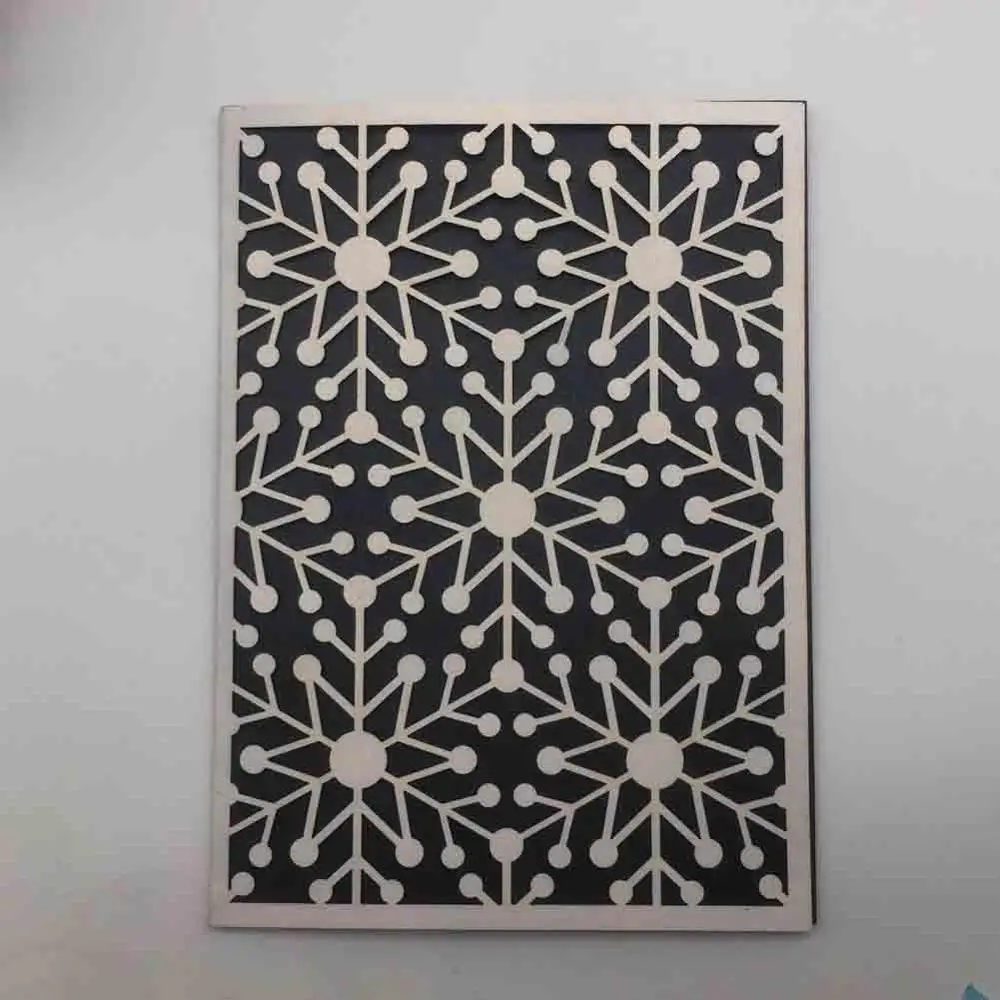 100 шт. темно зеленая вырезанная лазером Снежинка Свадебная карта день рождения