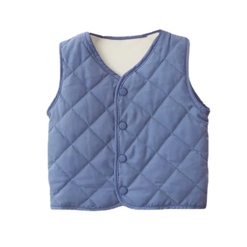 

New Autumn Toddler Casual Costume Winter Baby Girls Clothes Children Fashion Thick Warm Vest Infant Boy Clothing Kid Cotton Tops
