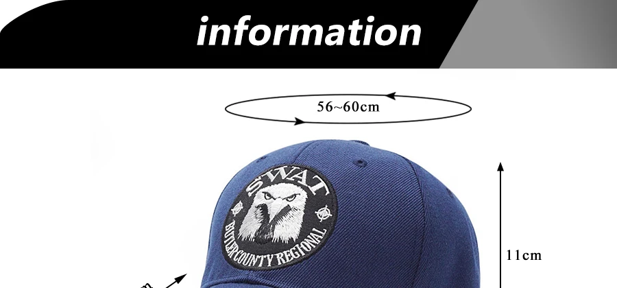 Новая брендовая мужская тактическая бейсбольная кепка Eagle SWAT, армейская бейсболка, хлопковая кепка, Регулируемая Мужская Уличная Бейсболка Кепка Gorras