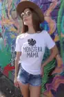 Monstera Leaf mama, женская модная футболка из чистого хлопка, повседневная, с графикой, винтажная, Молодежная, эстетическая, camisetas, mother daystee, топ L519