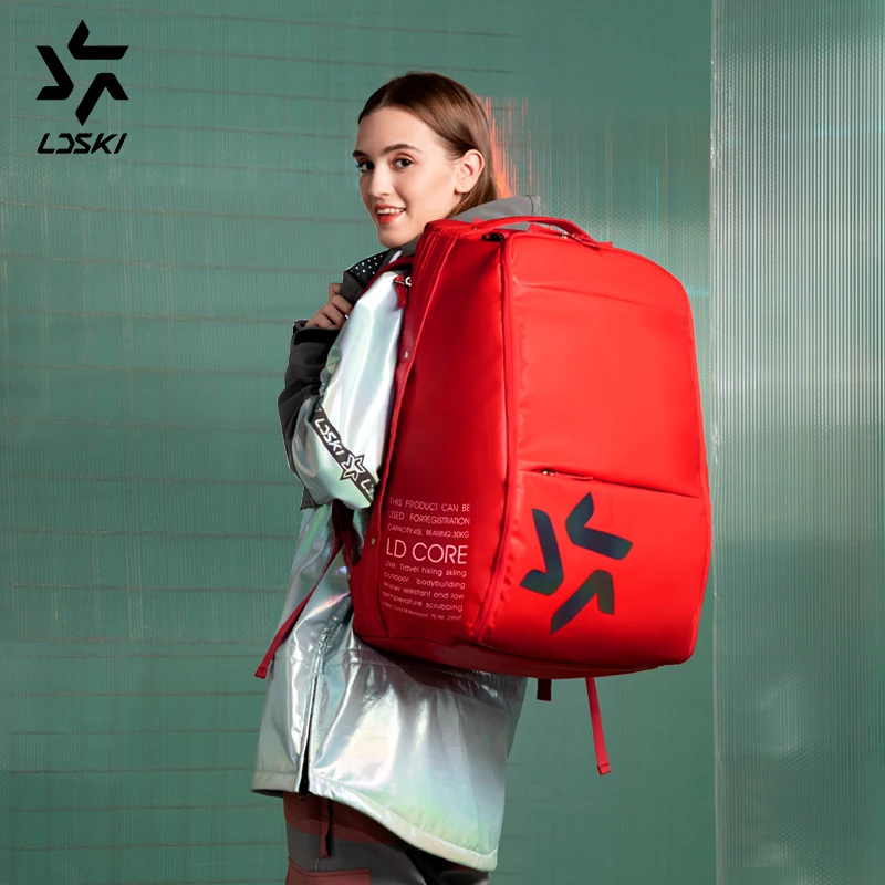 Большой спортивный рюкзак для лыж прочная водонепроницаемая сумка из