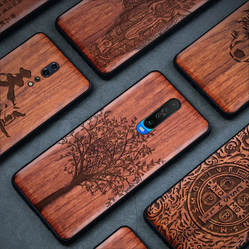 Деревянный чехол для телефона Xiaomi Redmi K30 роскошный деревянный K20 Pro ударопрочный