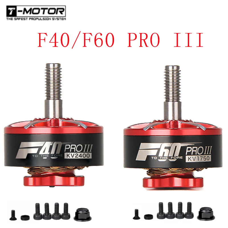T-motor F40 PRO III 1600kv/2400/2600kv 3-4S бесщеточный двигатель F60 1750KV/2500KV/2700KV 5-6S CW | Игрушки и хобби