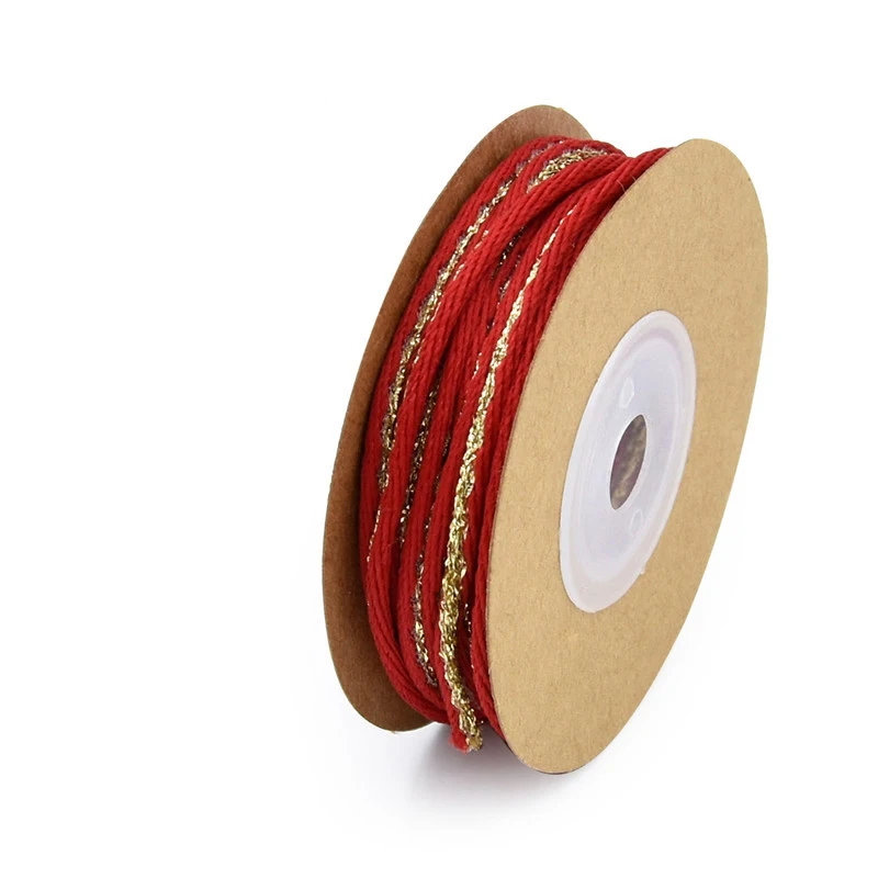 Christmas Decoration For Tree Dia 2mm Colorful Ribbons Home Xmas Kids Gift New Year Decor Noel | Дом и сад