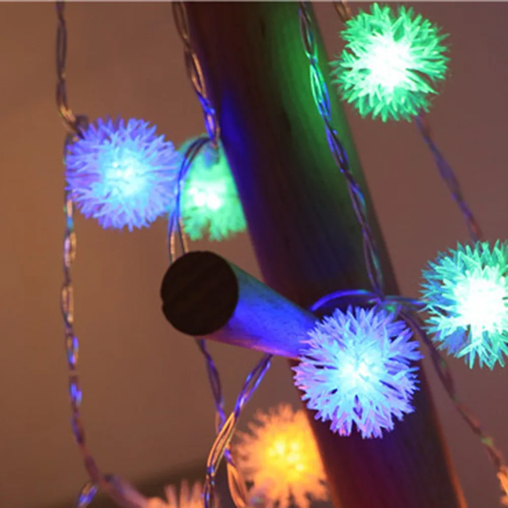 3M 20LEDS COLORS Сказочные огни креативные подвески, гирлянды, светодиодные вплетения в волосы, шар, световая гирлянда Ins, световая гирлянда для свадьбы, рождественские украшения - Цвет: 3M 20LEDS COLORS