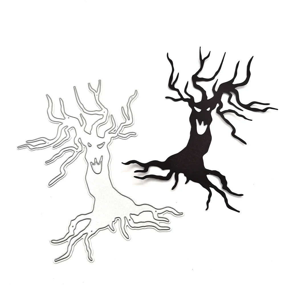 Julyarts Увядшие деревья ремесла режущие штампы трафареты для краски и декор шаблон