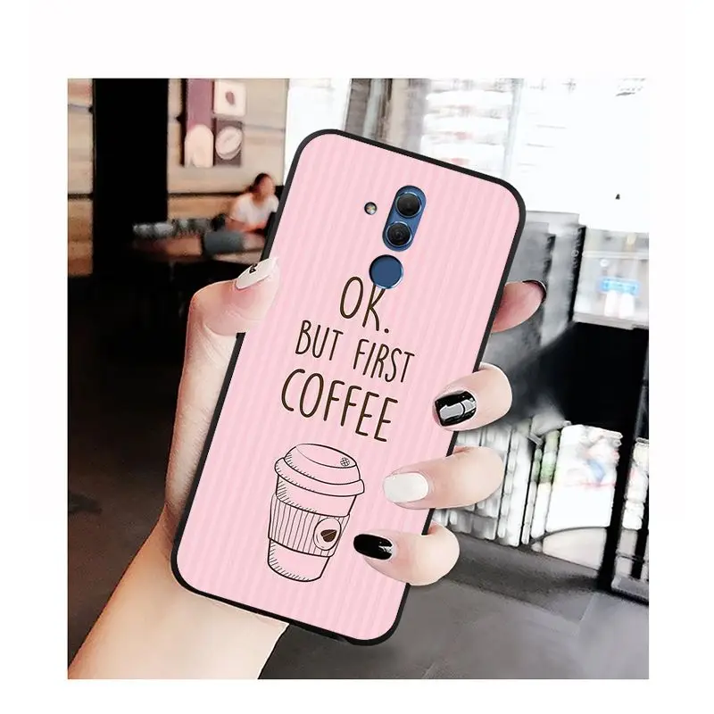 Чехол для телефона Babaite OK But First Coffee Huawei Mate 10 20 Lite 20X Mate20 Pro Mate9 Nova3 3i | Мобильные